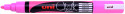 Uni-Ball PWE-5M ChalkGlass Marker - Bullet Tip - Fluorescent Pink