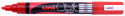 Uni-Ball PWE-5M ChalkGlass Marker - Bullet Tip - Red