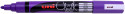Uni-Ball PWE-5M ChalkGlass Marker - Bullet Tip - Violet