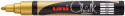 Uni-Ball PWE-5M ChalkGlass Marker - Bullet Tip - Gold