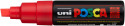 Uni-Ball PC-8K Posca Broad Chisel Tip Marker Pen - Fluorescent Red