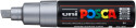 POSCA PC-8K Broad Chisel Tip Marker Pen - Silver