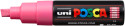 POSCA PC-8K Broad Chisel Tip Marker Pen - Pink