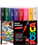 POSCA PC-1M Extra-Fine Bullet Tip Marker Pens - Starter Colours (Pack of 8)