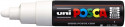 Uni-Ball PC-7M Posca Broad Bullet Tip Marker Pen - White