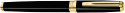 Waterman Exception Fountain Pen Slim - Black Lacquer Gold Trim - Picture 1