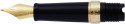 Waterman Hemisphere Nib - Stainless Steel Gold Plated - Broad