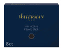 Waterman Large Ink Cartridge - Intense Black (Pack of 8)