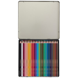 STABILOaquacolor Colouring Pencil - ARTY -Tin of 24 - Assorted Colours - Picture 1