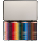 STABILOaquacolor Colouring Pencil- ARTY- Tin of 36 - Assorted Colours - Picture 1