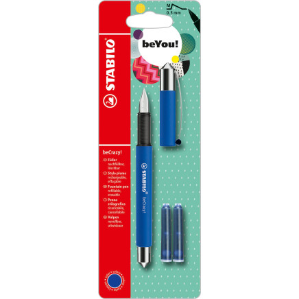 STABILO beCrazy! Fountain Pen - Uni Colors - Blue - Picture 1
