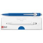 Caran d'Ache 849 Ballpoint Pen - Metal-X Blue (Slimpack) - Picture 1