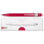 Caran d'Ache 849 Ballpoint Pen - Metal-X Red (Gift Boxed) - Picture 1