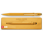 Caran d'Ache 849 Ballpoint Pen - Gold Bar (Slimpack) - Picture 1