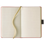 Castelli Tucson Hardback Pocket Notebook - Ruled - Coral Red - Picture 1
