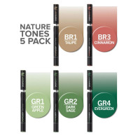 Chameleon Blendable Marker Pens - Nature Tones (Pack of 5) - Picture 1