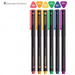 Chameleon Fineliner Pens - Primary Colours (Pack of 6) - Picture 2