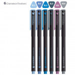Chameleon Fineliner Pens - Cool Colours (Pack of 6) - Picture 2