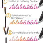 Chameleon Fineliner Pens - Cool Colours (Pack of 6) - Picture 4
