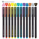 Chameleon Fineliner Pens - Bright Colours (Pack of 12) - Picture 2