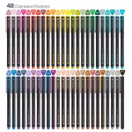 Chameleon Fineliner Pens - Brilliant Colours (Pack of 48) - Picture 2