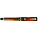 Conklin Duragraph Fountain Pen - Amber Chrome Trim - Picture 1