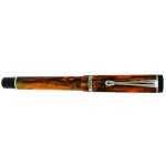 Conklin Duragraph Fountain Pen - Amber Chrome Trim - Picture 1