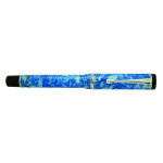 Conklin Duragraph Fountain Pen - Ice Blue Chrome Trim - Picture 1