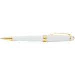 Cross Bailey Light Ballpoint Pen - White Resin with Gold Plated Trim - Picture 1