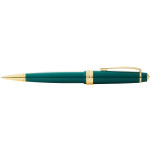 Cross Bailey Light Ballpoint Pen - Green Resin with Gold Plated Trim - Picture 1
