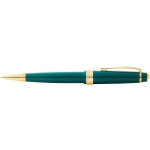 Cross Bailey Light Ballpoint Pen - Green Resin with Gold Plated Trim - Picture 1