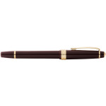 Cross Bailey Light Rollerball Pen - Burgundy Resin with Gold Plated Trim - Picture 3