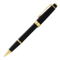 Cross Bailey Light Rollerball Pen - Black Resin Gold Plated Trim - Picture 1