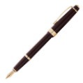 Cross Bailey Light Fountain Pen - Burgundy Resin with Gold Plated Trim - Picture 1