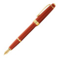Cross Bailey Light Fountain Pen - Amber Resin with Gold Plated Trim - Picture 1
