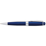 Cross Bailey Ballpoint Pen - Blue Lacquer Chrome Trim - Picture 1