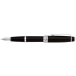 Cross Bailey Fountain Pen - Black Lacquer Chrome Trim - Picture 1