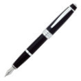 Cross Bailey Fountain & Ballpoint Pen Set - Black Lacquer Chrome Trim - Picture 1