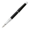 Cross Beverly Fountain Pen - Black Lacquer Chrome Trim - Picture 1
