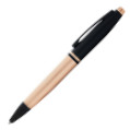 Cross Calais Ballpoint Pen - Rose Gold Black Trim - Picture 1