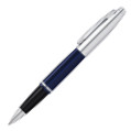 Cross Calais Rollerball Pen - Translucent Blue Chrome Trim - Picture 1