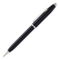 Cross Century II Ballpoint Pen - Black Lacquer Rhodium Trim - Picture 1