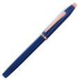 Cross Century II Rollerball Pen - Translucent Blue Rose Gold Trim - Picture 2