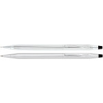 Cross Classic Century Ballpoint Pen & Pencil Set - Lustrous Chrome - Picture 1