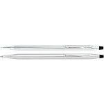 Cross Classic Century Ballpoint Pen & Pencil Set - Lustrous Chrome - Picture 1