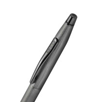 Cross Classic Century Ballpoint Pen - Slate Gray Engraved Diamond Pattern with Slate Gray Trim - Picture 1