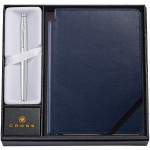 Cross Classic Century Rollerball Pen - Lustrous Chrome in Luxury Gift Box with Free Blue Journal - Picture 1