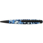 Cross Edge Rollerball Pen - Blue Camo Print PVD Trim - Picture 2