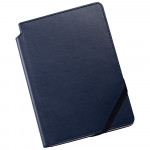 Cross Click Ballpoint Pen - Midnight Blue Chrome Trim with Free Blue Journal - Picture 3
