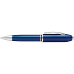 Cross Peerless 125 Ballpoint Pen - Quartz Blue Platinum Trim - Picture 1